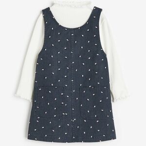 H&M Cream Ribbed Knit Sweater